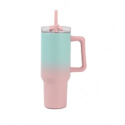 Didelis termoso puodelis su šiaudeliu 1200 ml Pelikanas